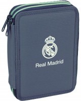 Училишна футрола со прибор Real Madrid – 2 прегради