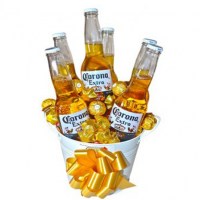 Корпа со пива „Beer and Cheer“ - Подарок за мажи