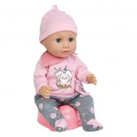 Слатко бебе кукла со комплет за нега – 35 cm